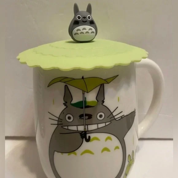 Accents | My Neighbor Totoro 2 Oz 590ml Tea Cup Mug With Suction Lid Nib |  Poshmark